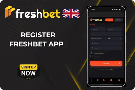 Register for the FreshBet Casino app